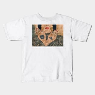 Mexican Mayan Tattoo Model No. 3 Kids T-Shirt